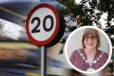 Cllr Val Fendley has spoken out on the 20mph zones.