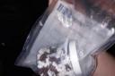 Drugs were recovered from the car after a police stop.