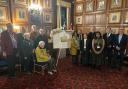 The unveiling ceremony for the plaque commemorating Charles Swift took place in Peterborough Town Hall on January 6.