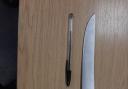 Carlo Dinardo, of Fengate, Peterborough, was found to be in possession of this knife.