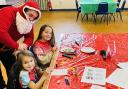 There was Christmas craft fun at the centre.