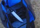 A knife, bolt cutters and pliers were found in the blue holdall.