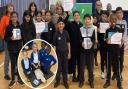 Year 5 pupils at Thorpe Primary School, in Netherton, Peterborough, learned about CPR and how to use a defibrillator during an event to mark the school's First Aid Awareness Week.