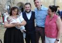 The five were reunited at a ceremony at Peterborough Cathedral