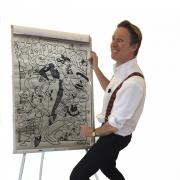 Comic artist Kev F Sutherland will deliver an masterclass at The Cresset in Peterborough on August 4.