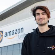 Jonathan Stoddart is one of the 1,600 apprentices currently taking part in the Amazon Apprenticeship programme.