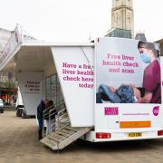 The liver screening roadshow will be in Peterborough city centre.