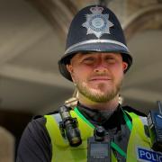 PC Sam Holliday was on his way home from work when he spotted the smoke.