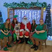 Pictured: Cheery Lane's Sensory Santa event at Podington Garden Centre last year was presented with a silver national gardening industry award.