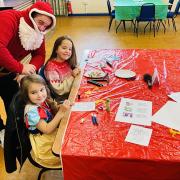 There was Christmas craft fun at the centre.