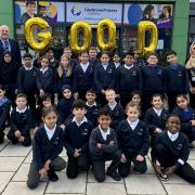 Pupils and staff at Gladstone Primary Academy in Peterborough