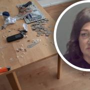 The Peterborough Neighbourhood Support Team (NST) executed a drugs warrant at the then home of Michelle Fuller, 51.