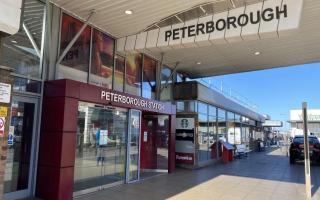 Damage to overhead wires in the Peterborough area led to the line being blocked amid Storm Ciaran.